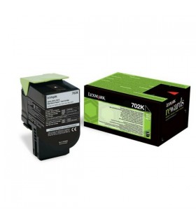 Toner oryginalny Lexmark 702K 70C20K0 1K Black