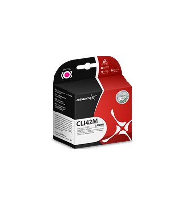 Tusz zamiennik Asarto Canon CLI 42 M  6386B001   13ml   Magenta