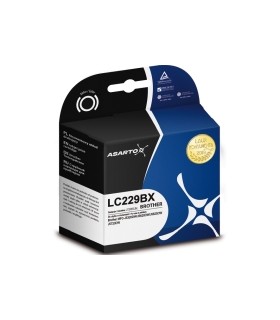 Tusz zamiennik Asarto Brother LC 229 BX  LC229XLBK   2,4k   black