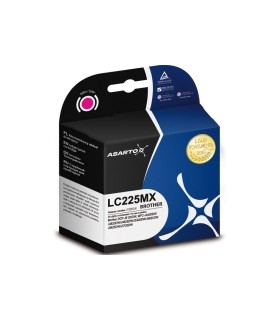 Tusz zamiennik Asarto Brother LC 225 MX  LC225XLM  1,2k   Magenta