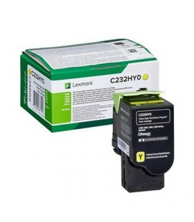 Lexmark Toner C232HY0 Yellow 2,3K