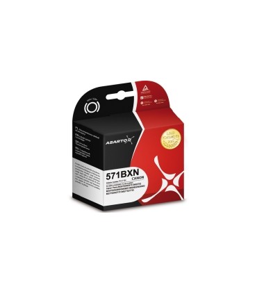Tusz zamiennik Asarto Canon 571 BXN  0385C001  11,8 ml black foto