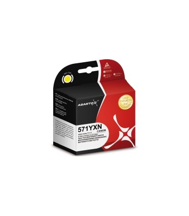 Tusz zamiennik Asarto Canon 571 YXN  0388C001  11,8 ml  Yellow