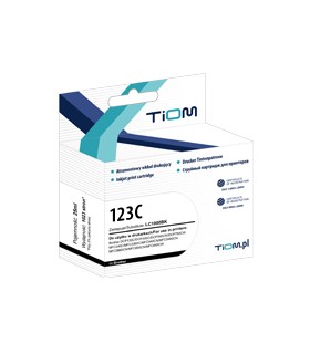 Tusz zamiennik TiOM Brother 123 C  LC123C   Cyan