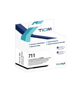 Tusz zamiennik TiOM  Epson 711  C13T07114012  7,4 ml  black