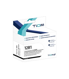 Tusz zamiennik TiOM  Epson 1281  C13T12814011  5,9 ml   black
