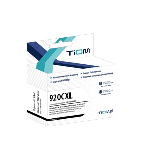 Tusz zamiennik TiOM HP 920 CXL  CD972AE    Cyan