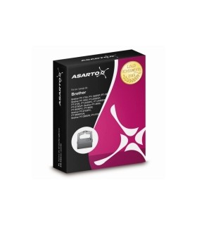 Taśma zamiennik Asarto Brother R 641 N  TZE641   black/YL