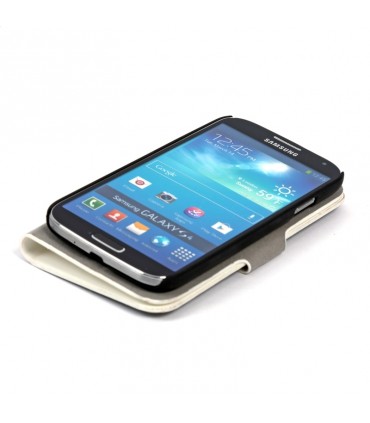 PLATINET ETUI NA TELEFON SAMSUNG GALAXY S4/LEATHER/WHITE 41891 EOL