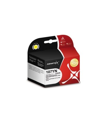 Tusz zamiennik Asarto Canon 107 YN  PFI107Y  130 ml  Yellow