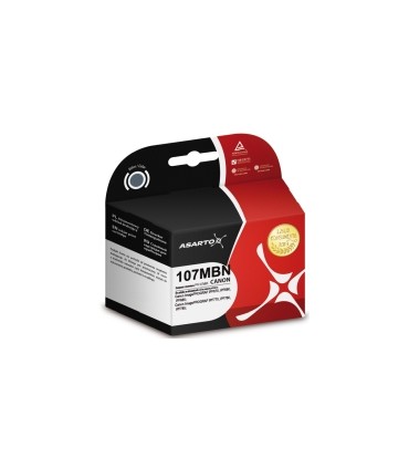 Tusz zamiennik Asarto Canon 107 MBN  PFI107MBK  130 ml  matte black
