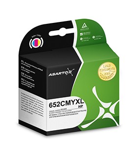Tusz zamiennik Asarto HP 652 CMYXL  F6V24AE   kolor