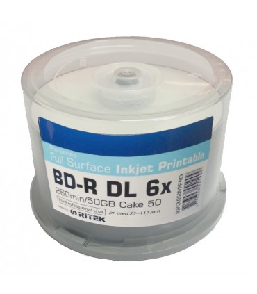 TRAXDATA BD-R DL BLU-RAY 50GB 6X PRINTABLE PRO CAKE*50  90PCK05IWPPRO