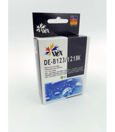 Tusz zamiennik  Wox Brother LC 123BK Black 