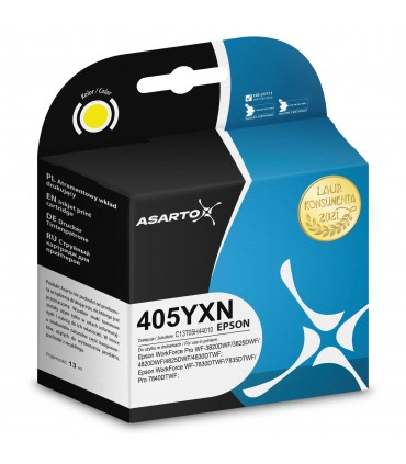 Tusz Asarto do Epson 405 YXN  C13T05H44010  1100 str.  yellow