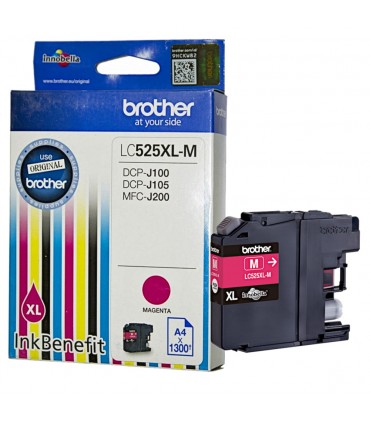 Tusz oryginalny Brother LC525XLM Magenta 1,3K