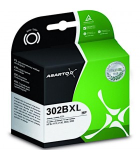 Tusz zamiennik Asarto HP 302XL F6U68AE Black