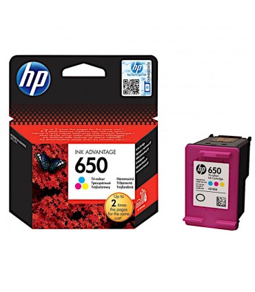 Tusz oryginalny HP 650 CZ102AE  Kolor