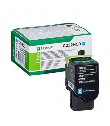 Toner oryginalny Lexmark C232HC0  2,3K  Cyan