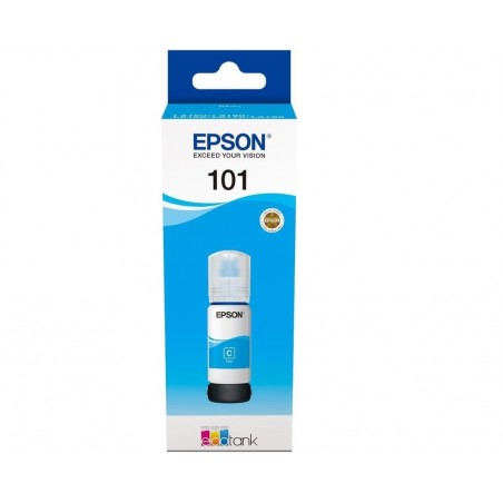 Tusz oryginalny Epson 101 EcoTank L6160 6170  70ml Cyan