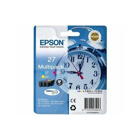 Tusz oryginalny Epson WF3620 T2705 3pack, 3x3,6ml CMY