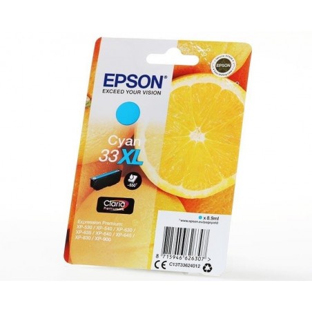 Epson Tusz Stylus T33XL T3362 Cyan 8,9ml  C13T33624012