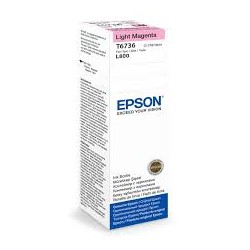 Tusz oryginalny Epson L800 T6736  70ml Light Magenta