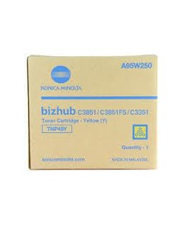 Toner oryginalny Minolta TNP-49Y Yellow 12K