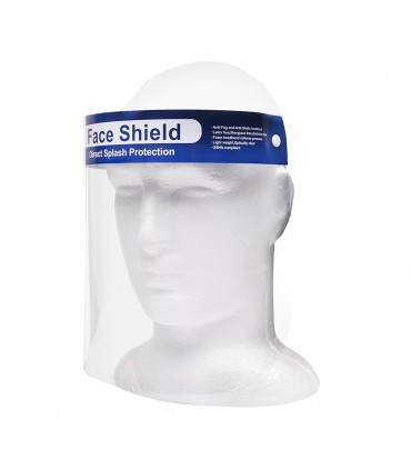 OMEGA FULL FACE SHIELD MASK PRZYŁBICA CLEAR FLIP UP VISOR DUSTPROOF PROTECTION SAFETY WORK 2 PCS SET [45320]