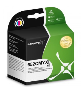 Tusz zamiennik Asarto HP 652XL Kolor F6V24AE 
