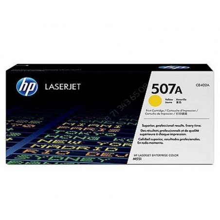 Toner oryginalny HP 507 A CE402A 6K Yellow
